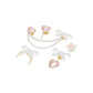Jibbitz charms 10019326 Bow and pink heart 5 pack