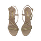 Italia Leone Sandali con tacco A7520 LIZ TUB PLATINO Donna