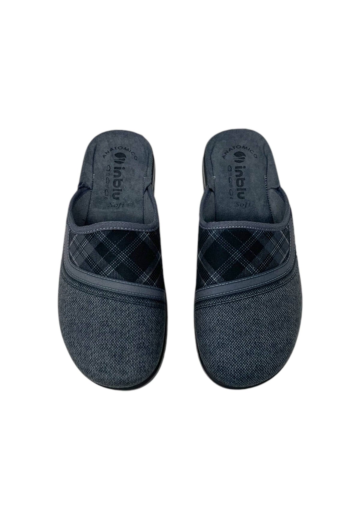 Pantofola INBLU DG000011 GRIGIO uomo