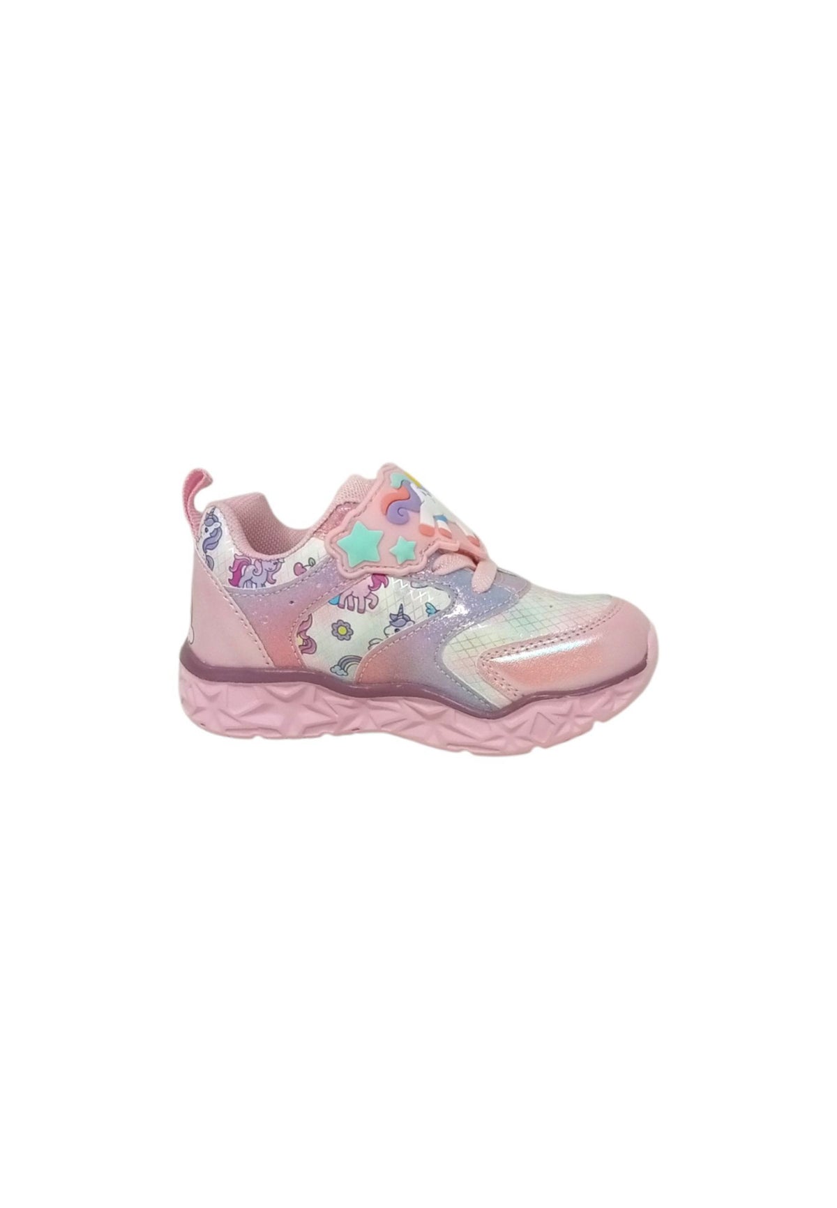 Sneaker luminose Silver Unicorn S8010267S PINK Bambina