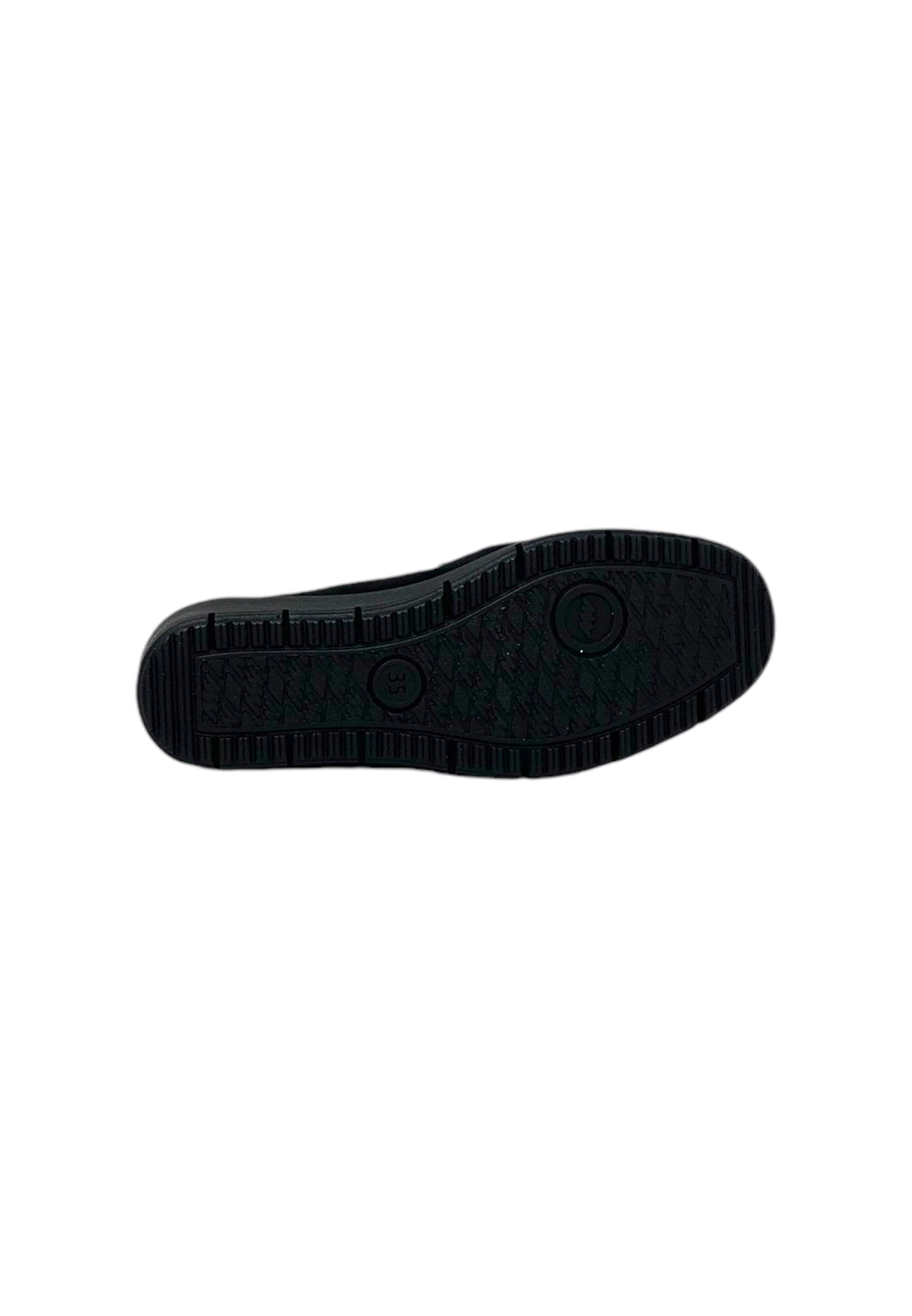 Mocassino comfort 9191 VELOUR NERO donna