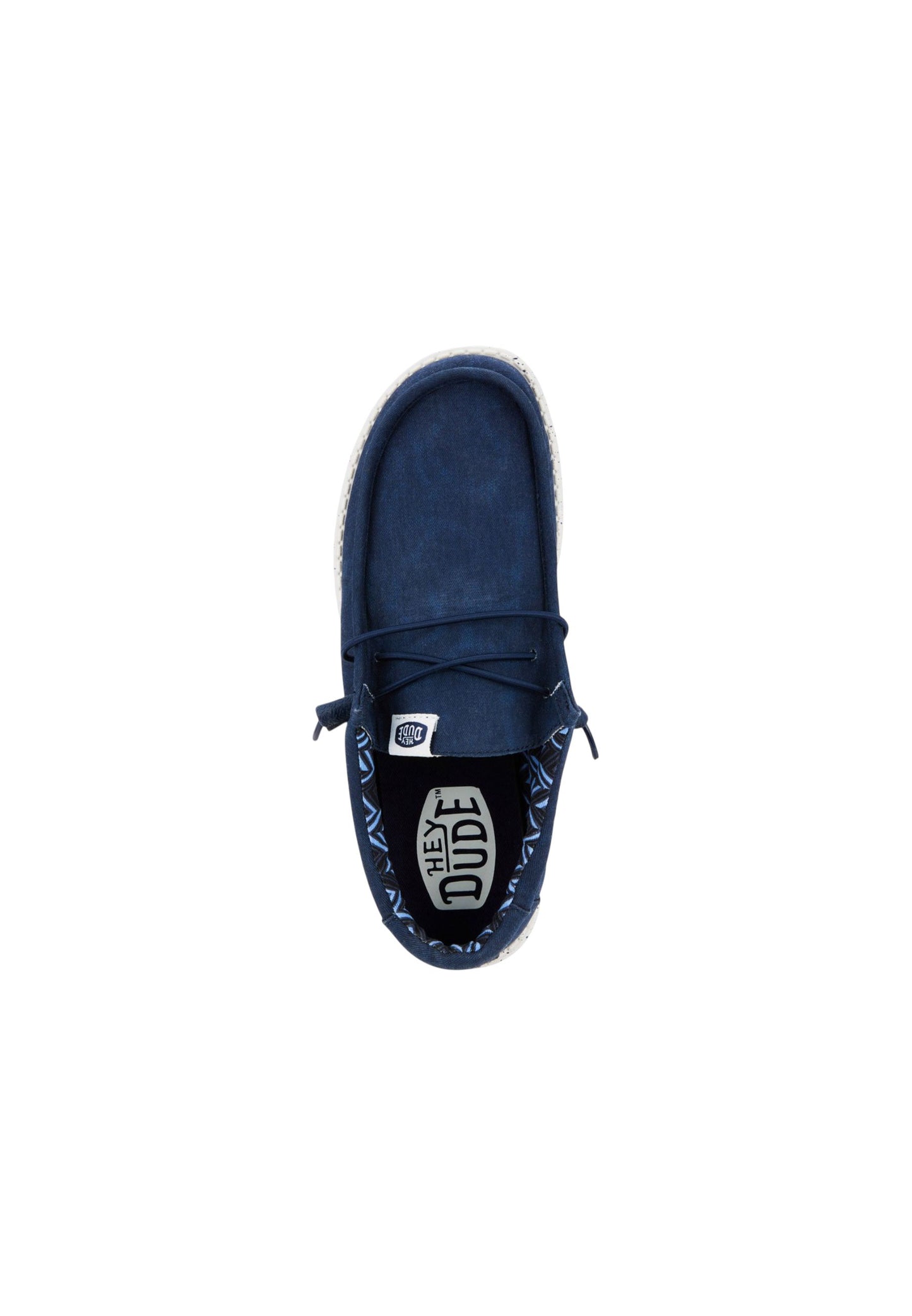 Mocassini HEYDUDE WALLY STRETCH CANVAS 40700-410 NAVY Uomo