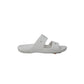 Pantofola doppia fascia CROCS 206761-100 WHITE UNISEX Taglia EU