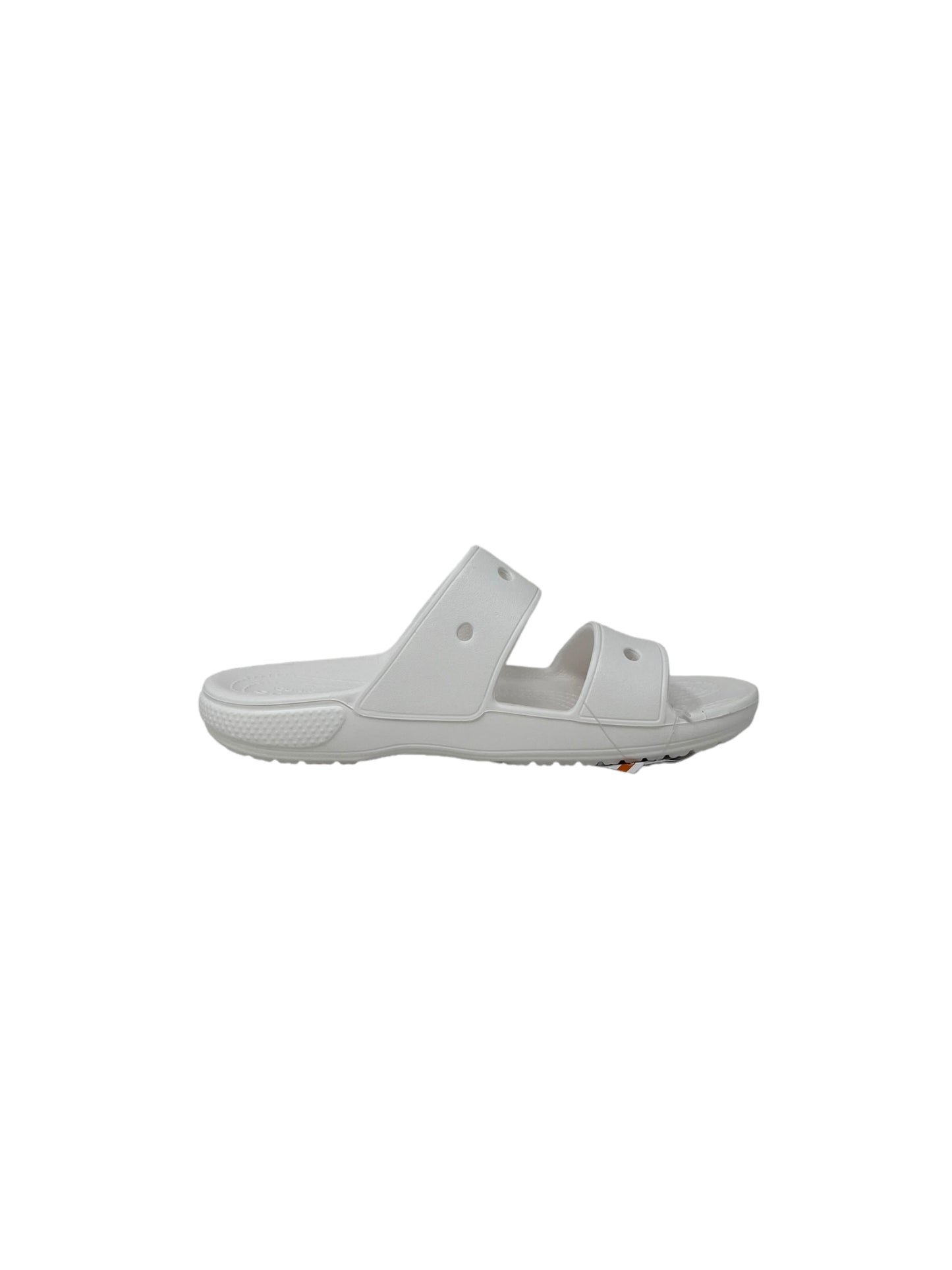 Pantofola doppia fascia CROCS 206761-100 WHITE UNISEX Taglia EU