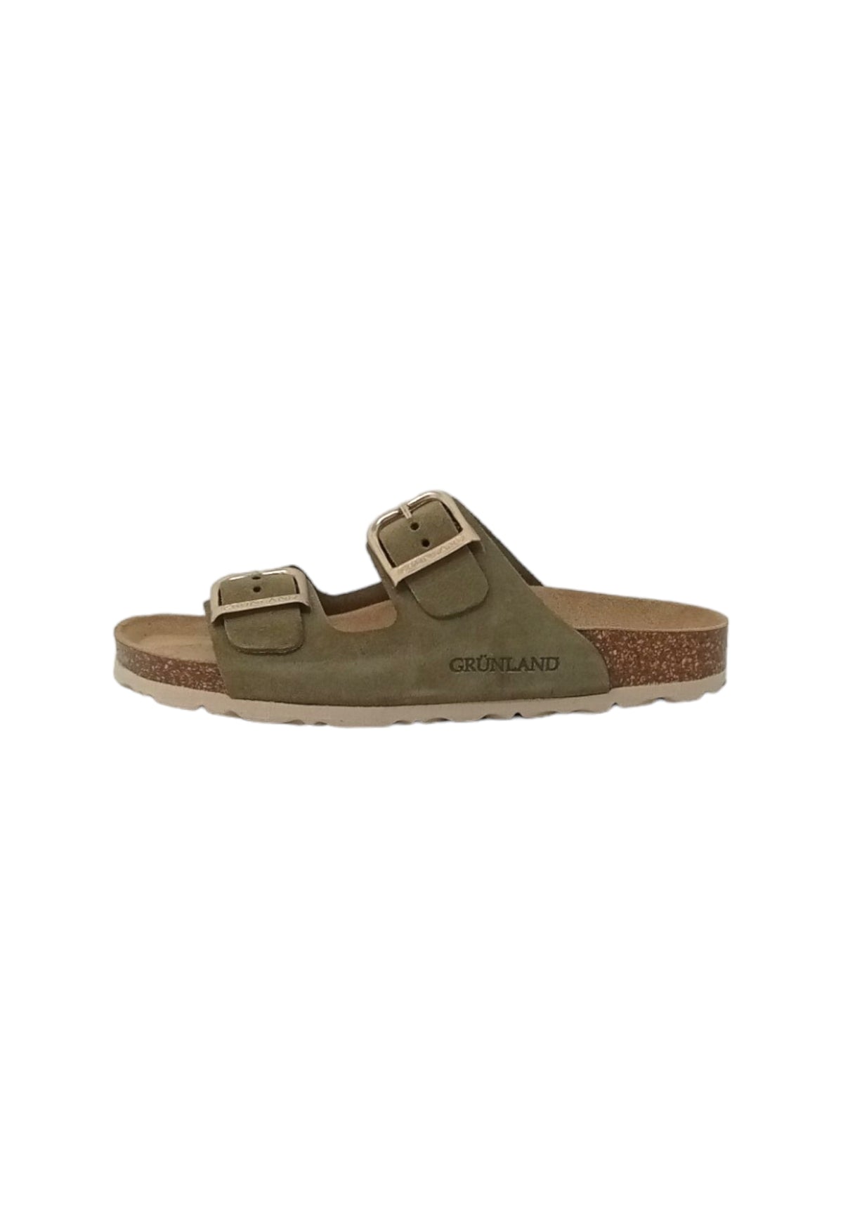 Ciabatta GRUNLAND SARA CB2631-70 OLIVA ragazza/donna