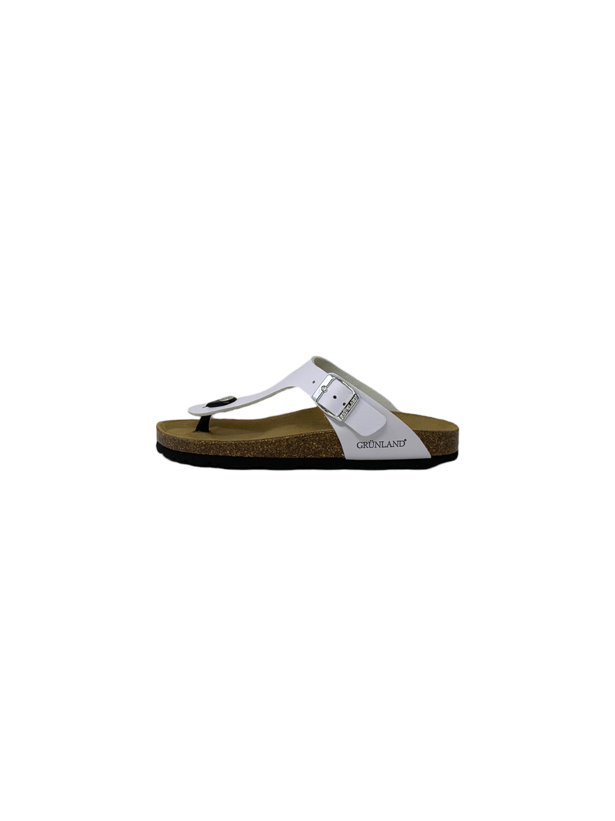 Ciabatta infradito GRUNLAND HOLA/SARA CC4015-40 bianco ragazza/donna
