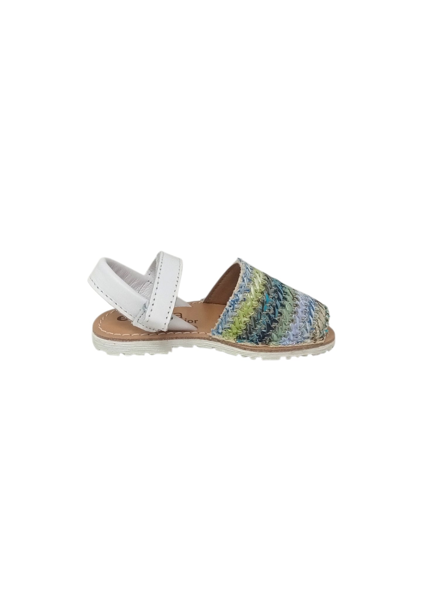 Minorchina JOLLY ANIA RAFFIA JUTA N°7 blu bambina