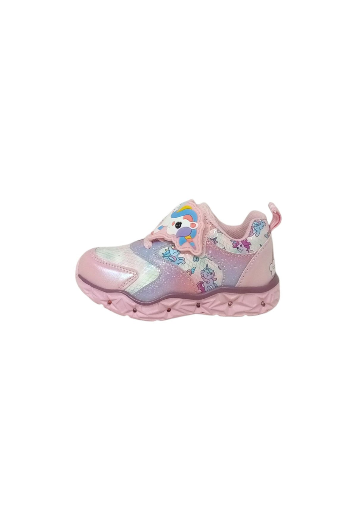 Sneaker luminose Silver Unicorn S8010267S PINK Bambina