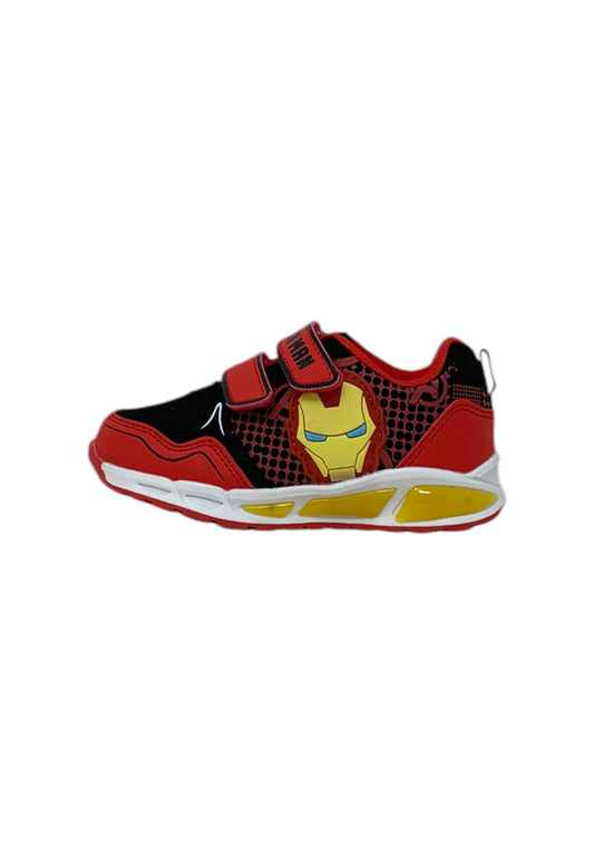 Sneaker con luci Silver Avengers - Iron Man R1010183S RED Bambino
