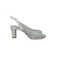 Sandalo con tacco VERNISSAGE  E5STPC1 GALASSIA ARGENTO donna