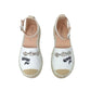 Sandali espadrillas GAËLLE Paris Junior GE0006T DOLL WHITE Bambina