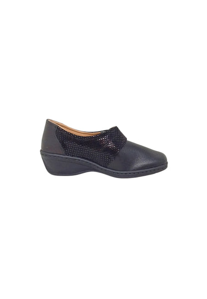 Scarpa elasticizzata linea comoda Stile Di Vita 543005-SDV NERO Donna