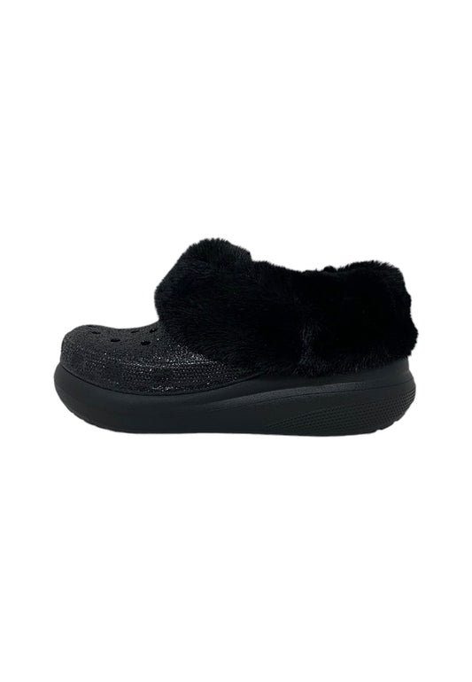 Classico CROCS con pelliccia e glitter 208974-001 donna