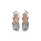 Sandali con tacco SOFFICE SOGNO E5E40C1T PERLATO ARGENTO donna