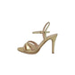 Italia Leone Sandali con tacco A8032 liz platino Donna