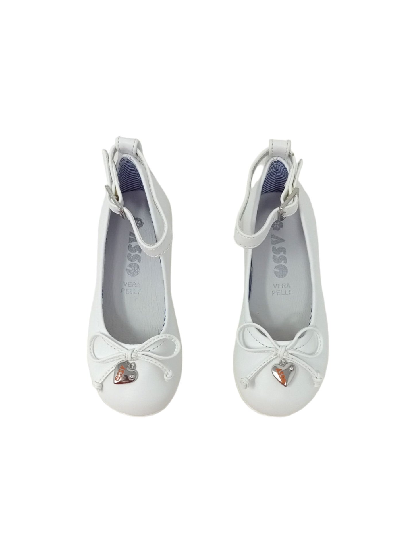 Ballerine ASSO AG-14508 WHT bambina