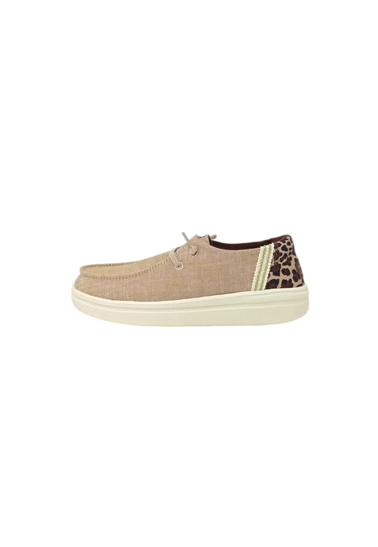 Mocassini HEYDUDE WENDY RISE ANIMAL 43780-2UG TAN Donna