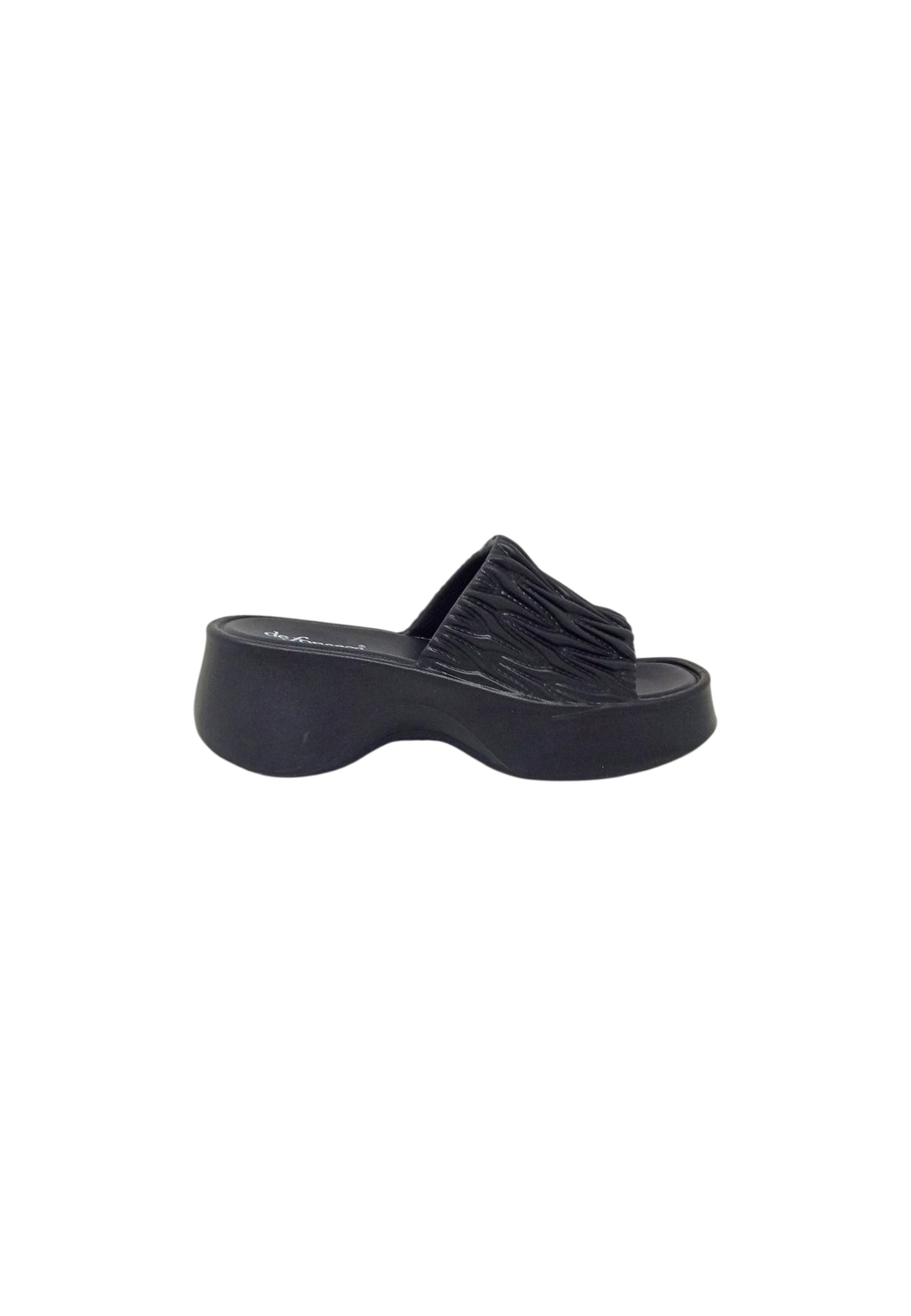Ciabatta con tacco DE FONSECA DE.OROSEI WC52 NERO DONNA