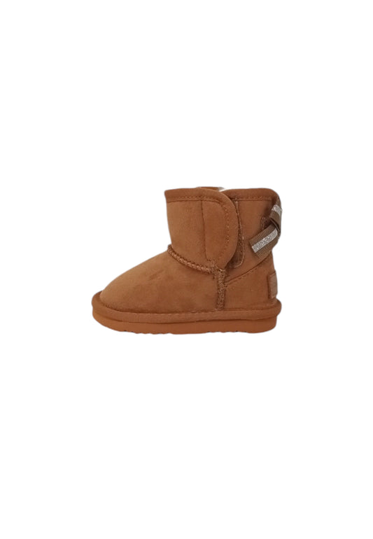 Stivaletto con pelliccia GRUNLAND JR CROY PP0362-I4 CUOIO bambina