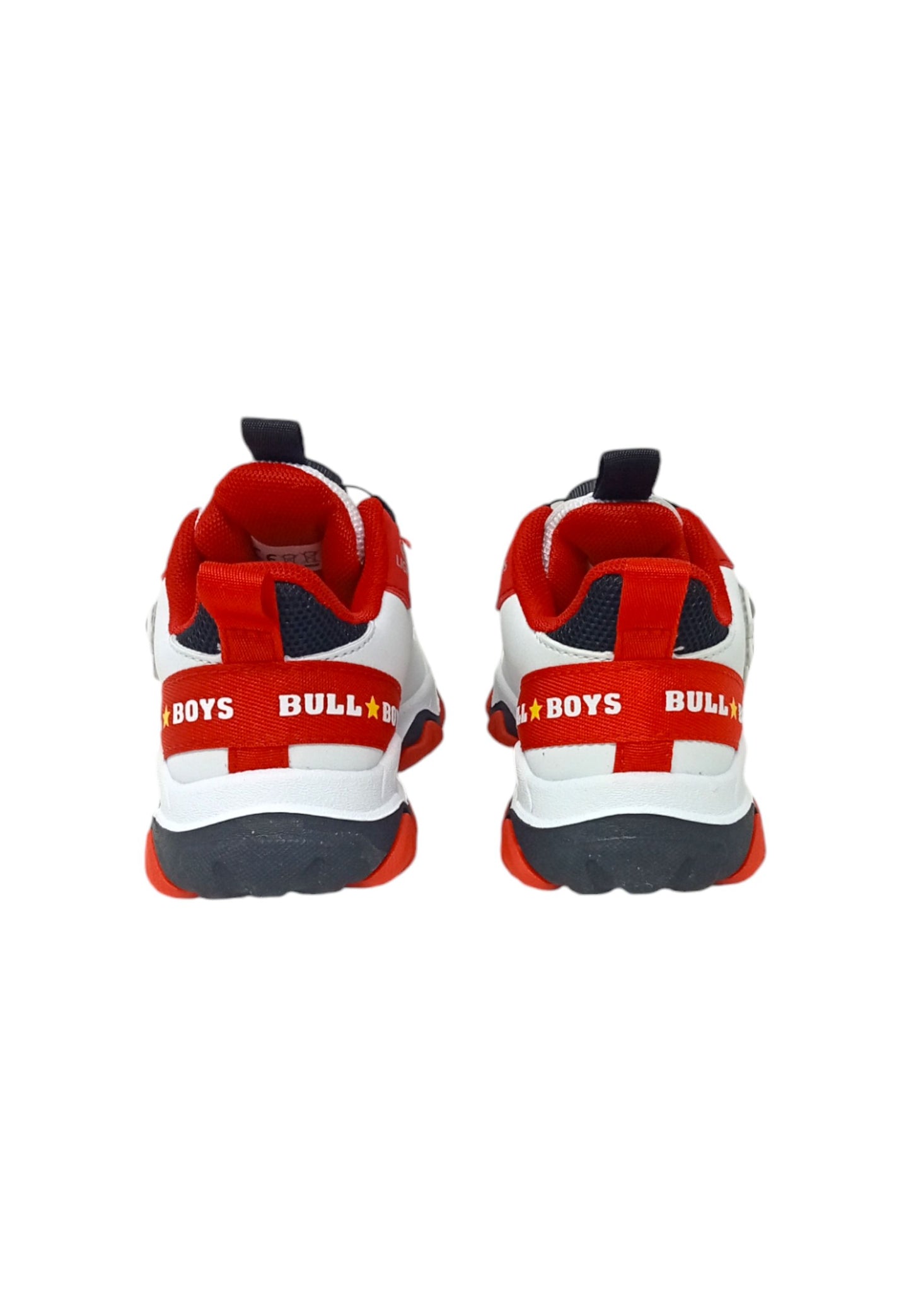Sneakers luminose BULL BOYS T-REX DNAL4556 BIANCO/ROSSO Bambino