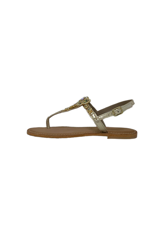 Sandali infradito BOTTEGA ARTIGIANA 7636 PELLE GOLD donna