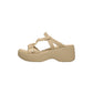 Sandali Crocs Brooklyn Knot Sky Sandal 212011-205 Beige donna