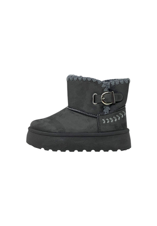Stivaletto con pelliccia GALIA JRX24W-4C GREY donna