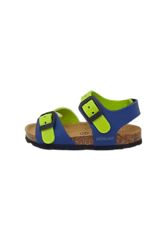 Sandalo GRUNLAND Junior ARIA SB0027-40 ROYAL-LIME Bambino