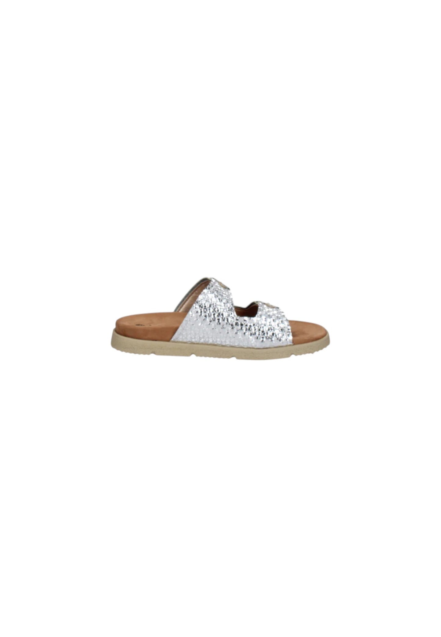 Ciabatta INBLU NR000003 ARGENTO donna