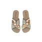 Sandali ciabatta INBLU EL000036 GHIACCIO donna