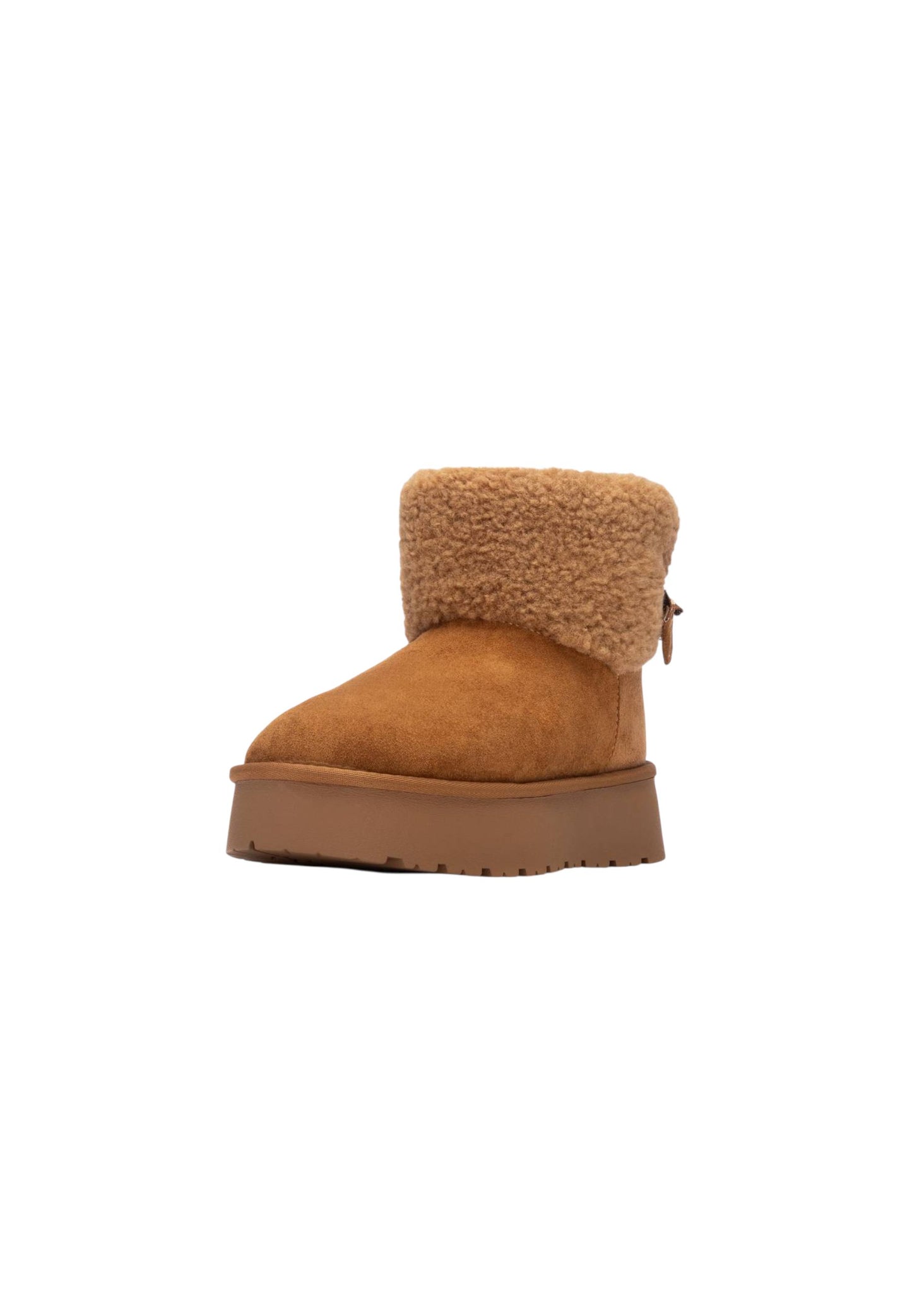 Stivaletto con pelliccia XTI 144602 CAMEL donna