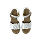 Sandali con zeppa REPO 21242-E5 BIANCO donna