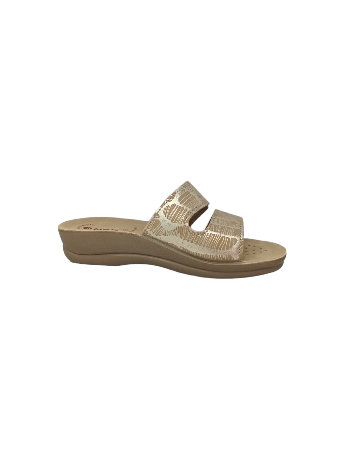 Ciabatta INBLU VR000060 SABBIA donna