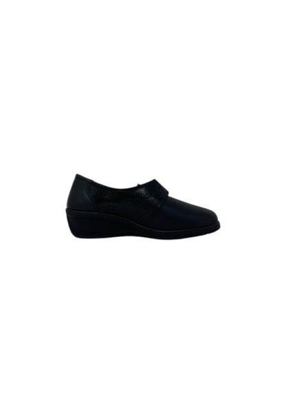 Scarpa elasticizzata linea comoda Stile Di Vita 2906 NERO Donna