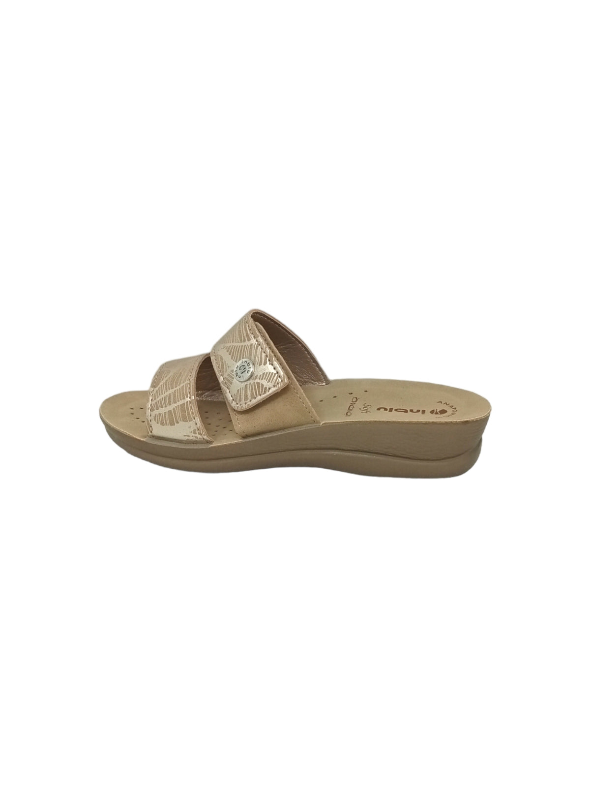 Ciabatta INBLU VR000060 SABBIA donna