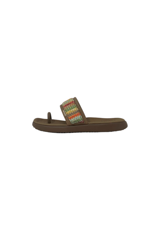 Ciabatta HEYDUDE MAUI BREEZE TOE LOOP 45259-2GS BROWN/MULTIDonna