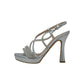 Italia Leone Sandali con tacco A7520 LIZ ARGENTO Donna
