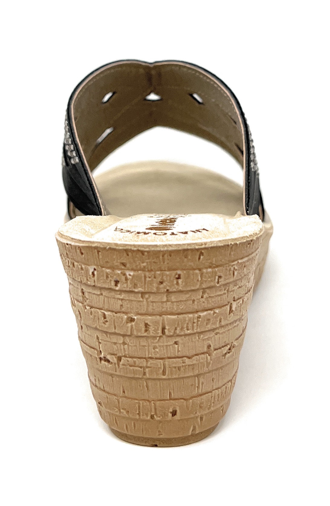 Ciabatta da passeggio INBLU GM000041 NERO donna