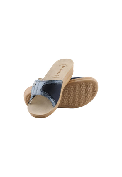 Ciabatta INBLU VR000071 BLU donna