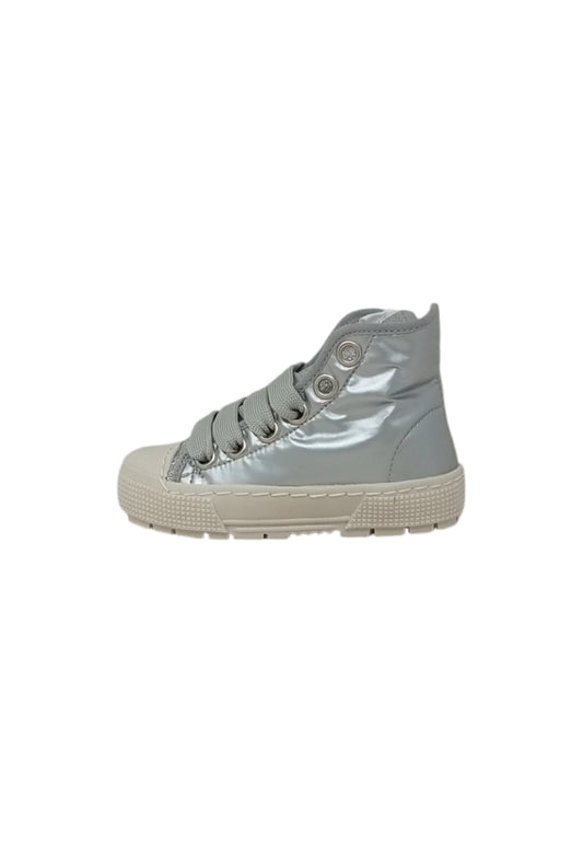 Sneaker DXO Vigevano D88/C88w LUNA ARGENTO GLITTER bambina
