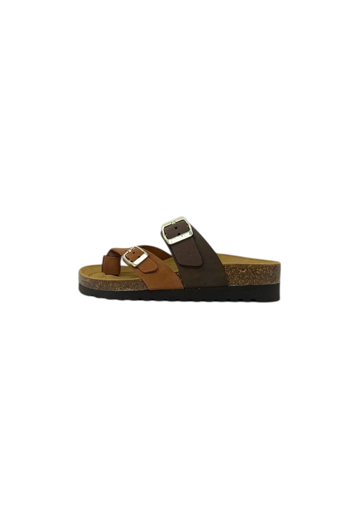 Ciabatta infradito GRUNLAND HOLA CC0078-M7 MARRONE-MULTI ragazza/donna