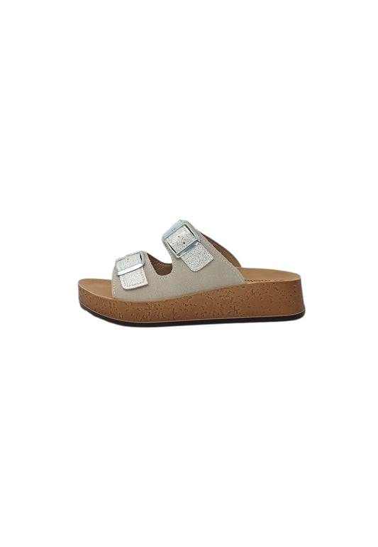 Ciabatta INBLU PK000047 BIANCO donna