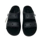 ciabatta in gomma con pelliccia 207446-060 NERO donna