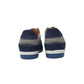 Mocassino allacciato Italia Leone 3410 NABUK BLU uomo