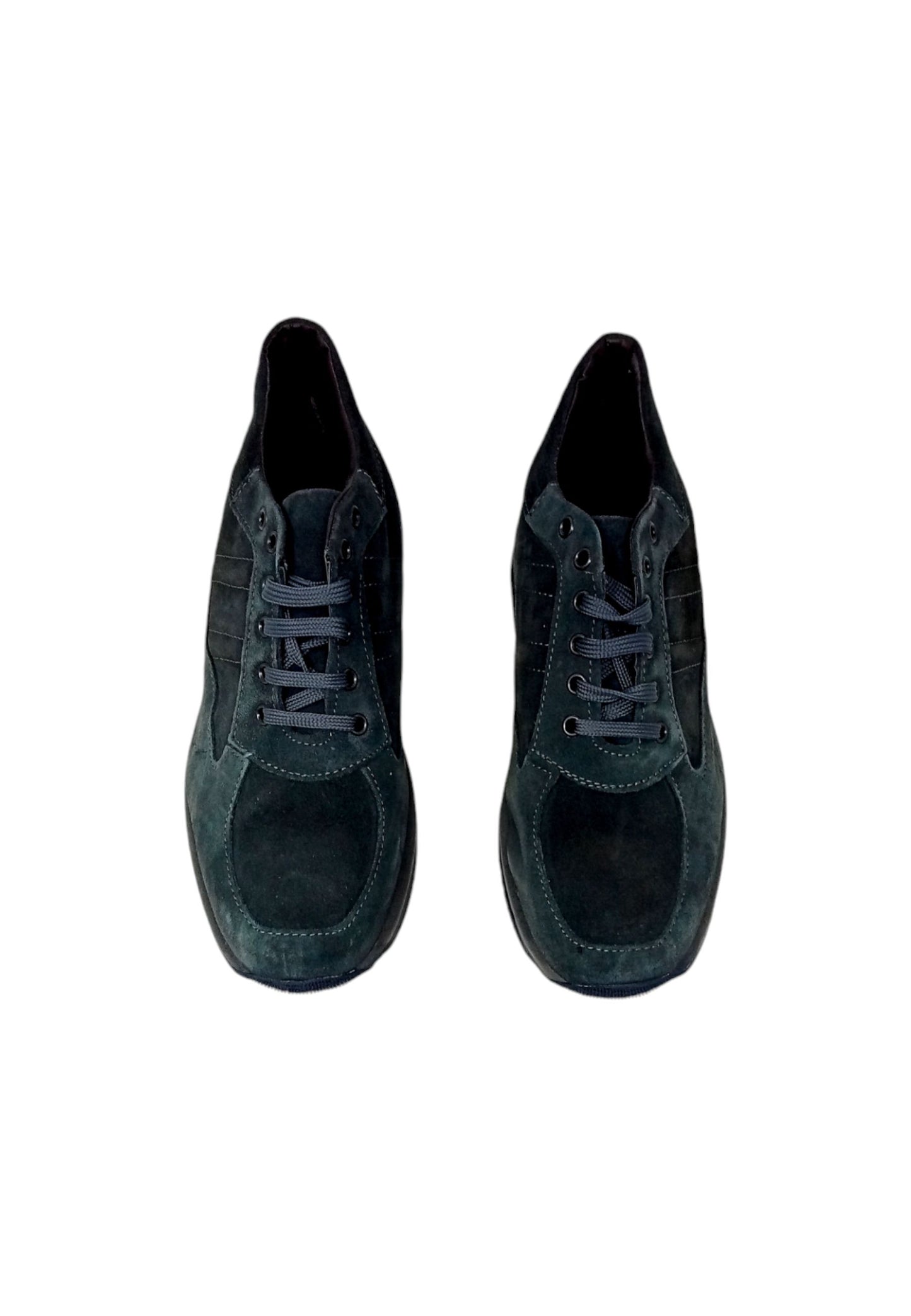 Italia Leone Sneaker grigio scuro camoscio 7002 uomo