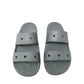 Pantofola doppia fascia CROCS 206761-007 Grigio UNISEX Taglia EU