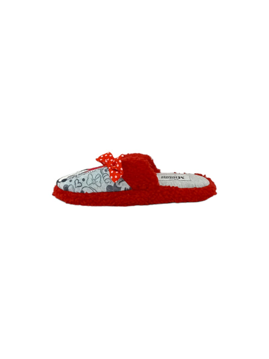 Pantofola Silver Minnie D3010473T ROSSO Bambina
