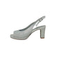 Sandalo con tacco VERNISSAGE  E5STPC1 GALASSIA ARGENTO donna