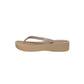 Ciabatta infradito IPANEMA MESH CHIC PLAT 83386 BD734 BEIGE donna