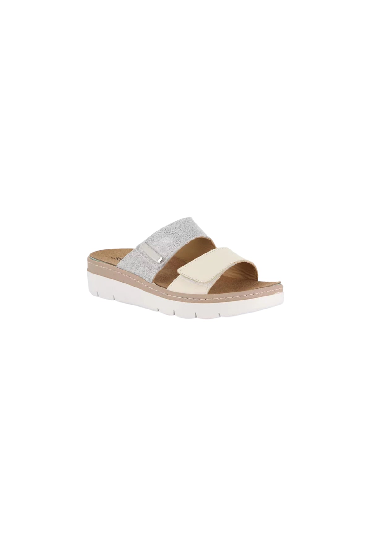 Ciabatta GRUNLAND MOLL CE0485-68 LATTE donna